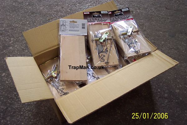 The Trap Man wooden rat trap, The snappy rat trap available now for 